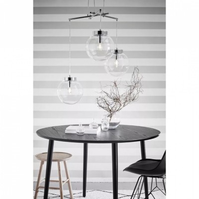 Люстра MarkSlojd Sweden SICILY Pendant 3L Chrome/Clear 107015 Люстра MarkSlojd Sweden SICILY Pendant 3L Chrome/Clear 107015