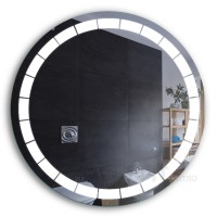Зеркало c LED подсветкой круглое Annette 500х500 мм StudioGlass