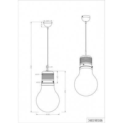Люстра Trio 340190106 Edison II