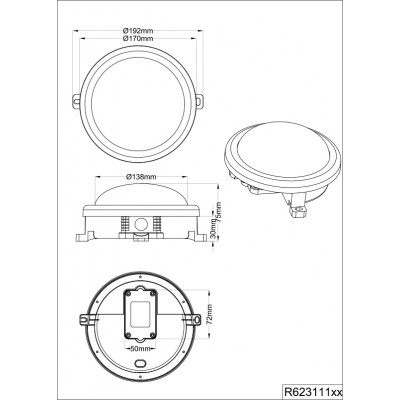 Уличный светильник Trio R62311101 Reality Hamal