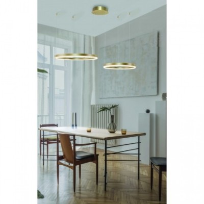Люстра AZzardo HALO PENDANT 80 60 CCT BK AZ4979