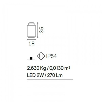Уличный светильник Ideal Lux Stardust tl d36 250878 Уличный светильник Ideal Lux Stardust tl d36 250878