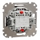 Двухклавишный кнопочный выключатель, без фиксации, венге, Sedna Design & Elements SDD181118, Schneider Electric