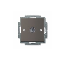 Розетка TV ABB Basic 55 чорний шато, 1743-01-95-507