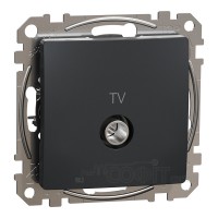 Розетка TV кінцева, чорний, Sedna Design & Elements SDD114471, Schneider Electric