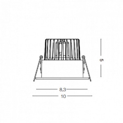 Точечный светильник Ideal Lux ROOM-65 FI SQUARE WH 252049 Точечный светильник Ideal Lux ROOM-65 FI SQUARE WH 252049