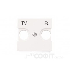Накладка розетки TV-R ABB Zenit белый, N2250.8 BL