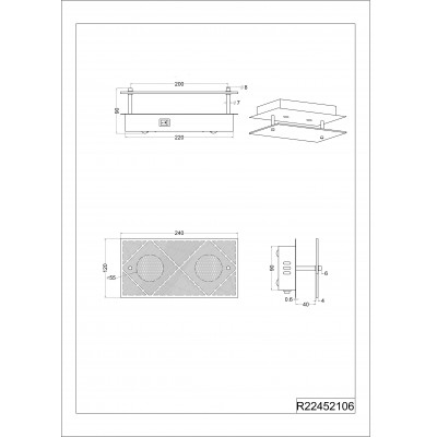 Настенный светильник Trio R22452106 Mara Настенный светильник Trio R22452106 Mara