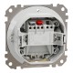 Выключатель одноклавишный влагозащищенный IP44, береза, Sedna Design & Elements SDD280101, Schneider Electric