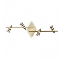Спот Ideal Lux ALFA PL4 OTTONE SATINATO 287799