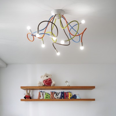 Потолочный светильник Ideal Lux MULTIFLEX PL8 COLOR 159010 Потолочный светильник Ideal Lux MULTIFLEX PL8 COLOR 159010