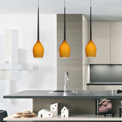 Підвісний світильник AZzardo IZZA 3 MATT AMBER AZ2322