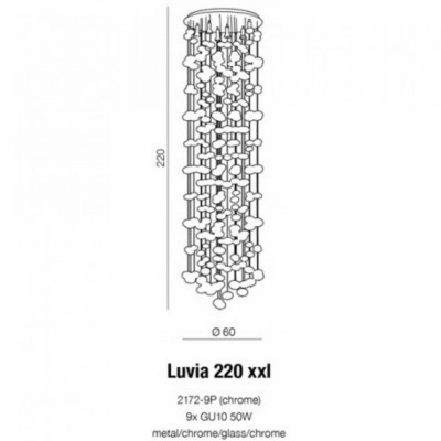 Люстра AZzardo LUVIA XXL AZ1296