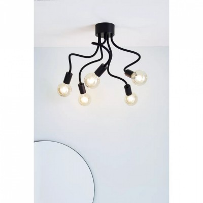 Люстра MarkSlojd Sweden MEDUSA Ceiling 5L Black 107931