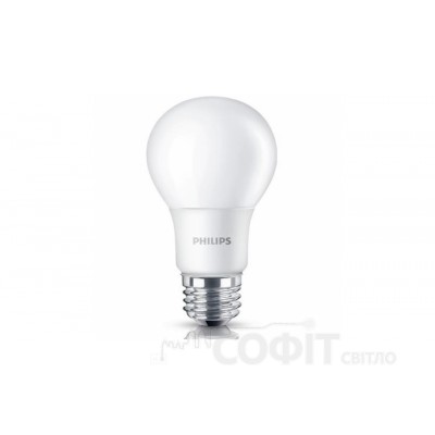 Лампа светодиодная A60 Philips LEDBulb E27 9-70W 6500K 230V A60 PF 929001163707