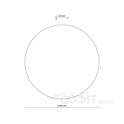 Настенный светильник TK Lighting LUNA WOOD DAB 600, 10098