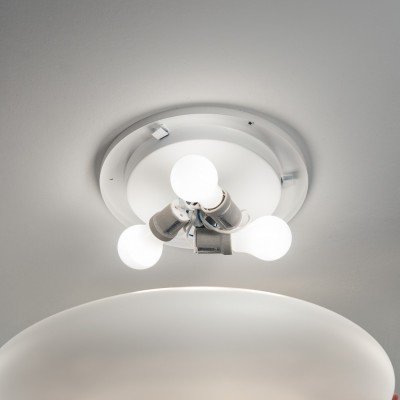 Стельовий світильник Ideal Lux SMARTIES PL3 D60 BIANCO 032023 Стельовий світильник Ideal Lux SMARTIES PL3 D60 BIANCO 032023
