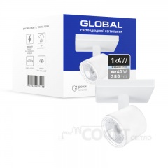 Світовий світильник GLOBAL GSL-02S 4W 4100K білий (1-GSL-20441-SW)
