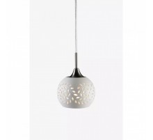 Подвесной светильник MarkSlojd Sweden LOHALS Pendant 1L 18cm Steel/White 102288