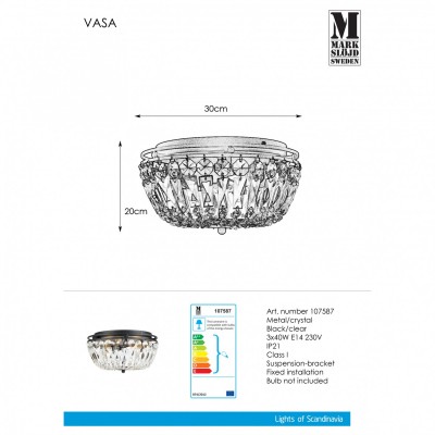 Люстра MarkSlojd Sweden Vasa 107587