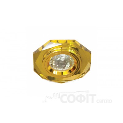 Точковий світильник Feron 8020-2 MR16 Жовтий/Золото