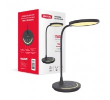 Настольная лампа MAXUS Desk Lamp 12W 3CCT BL, Черная, 1-MDL-12W-BSmile