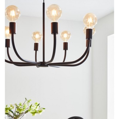 Люстра MarkSlojd Sweden AMISTOSO Pendant 8L Black 108291