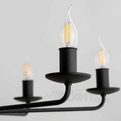 Люстра подвесная TK Lighting LIMAL BLACK, 4612