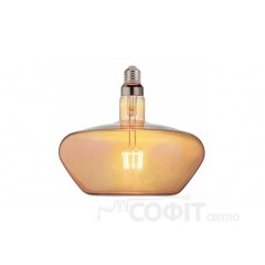 Лампа світлодіодна декоративна Horoz "GINZA" 8W 2200K 220V E27 Filament Amber