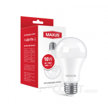 Лампа светодиодная A60 Maxus 1-LED-776 A60 10W 4100K 220V E27