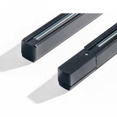 Трековый шинопровод AZzardo TRACK SET 1,5M END POWER END CAP BLACK AZ3001