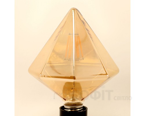 Лампа світлодіодна декоративна Horoz "RUSTIC PYRAMID-6" 6W 2200K 220V E27