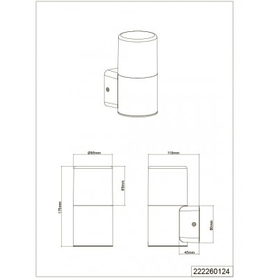 Вуличний світильник Trio 222260124 Hoosic Вуличний світильник Trio 222260124 Hoosic