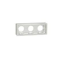 Коробка для открытой установки 3-постовая, белый, Unica New Studio, NU800618 Schneider Electric