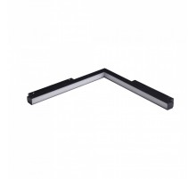 Трековый светильник AZzardo SAGA TRACK MAGNETIC CORNER B 24W MILKY120 3000K BK AZ4617