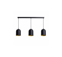 Светильник подвесной Лофт Lille C120-660-3 черный с золотом Atmolight