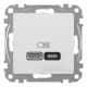 Розетка USB тип A+C 45Вт, білий, Sedna Design & Elements SDD111404, Schneider Electric