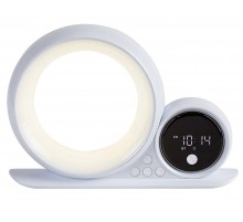Світлодіодна настільная RGB-лампа з динаміком LED/5W/230V Rabalux 76109 Wakeway