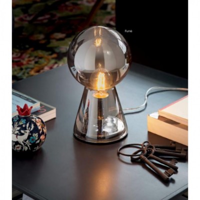 Настольная лампа Ideal Lux BIRILLO TL1 BIG FUME' 116594 Настольная лампа Ideal Lux BIRILLO TL1 BIG FUME' 116594