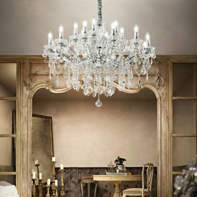 Люстра Ideal Lux FLORIAN SP18 CROMO 075150
