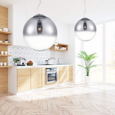 Подвесной светильник AZzardo IRIS 40 CHROME AZ3107 Подвесной светильник AZzardo IRIS 40 CHROME AZ3107