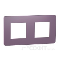 Рамка 2-постова, фіолетовий, Unica New Studio Color, NU280415 Schneider Electric