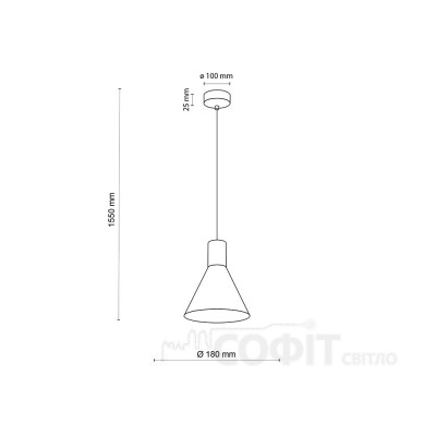 Підвісний світильник TK Lighting JUMP S, 1811