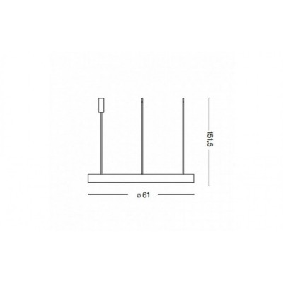 Люстра Ideal Lux GEMINI SP D61 BIANCO 247250