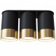 Накладной светильник Pikart BP Black/White Gold 28005-2