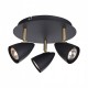 Спот MarkSlojd Sweden CIRO Ceiling 3L Black/Brass 106320