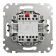 Выключатель одноклавишный проходной (переключатель) с подсветкой, белый, Sedna Design & Elements SDD111106L, Schneider Electric