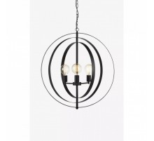 Люстра MarkSlojd Sweden ORBIT Pendant 3L Matt Black 107942
