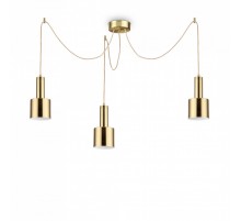 Підвісний світильник Ideal Lux HOLLY SP3 OTTONE SATINATO 231600