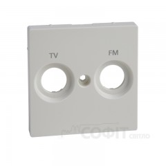 Центральная плата FM и TV для антенной розетки, полярно-белый, Schneider Electric Merten System M, MTN299919